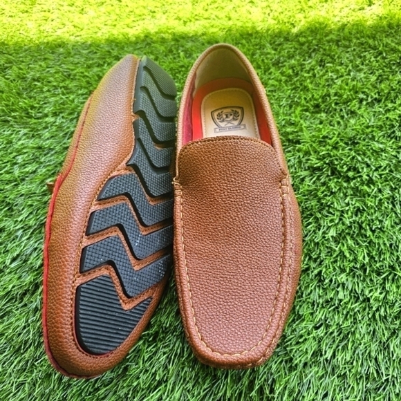 Phat classic mens loafers in pristine condition,  size 9 color brown - Picture 4 of 7